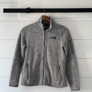 Patagonia Heather Gray Fleece Jacket